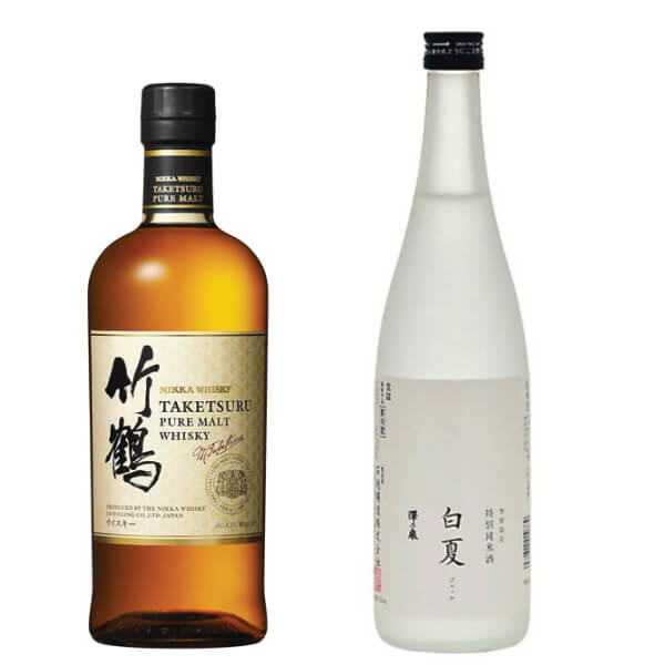 父の日ギフト：竹鶴ピュアモルト700ml＋澤の泉 白夏720mlセット